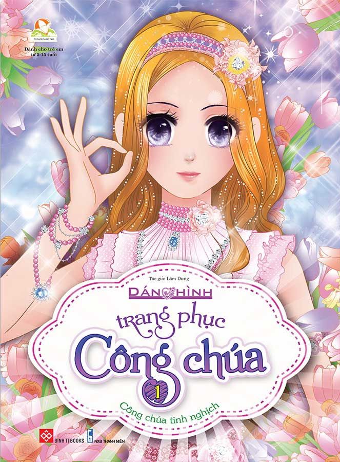 Dán Hình Trang Phục Công Chúa 1 - Công Chúa Tinh Nghịch