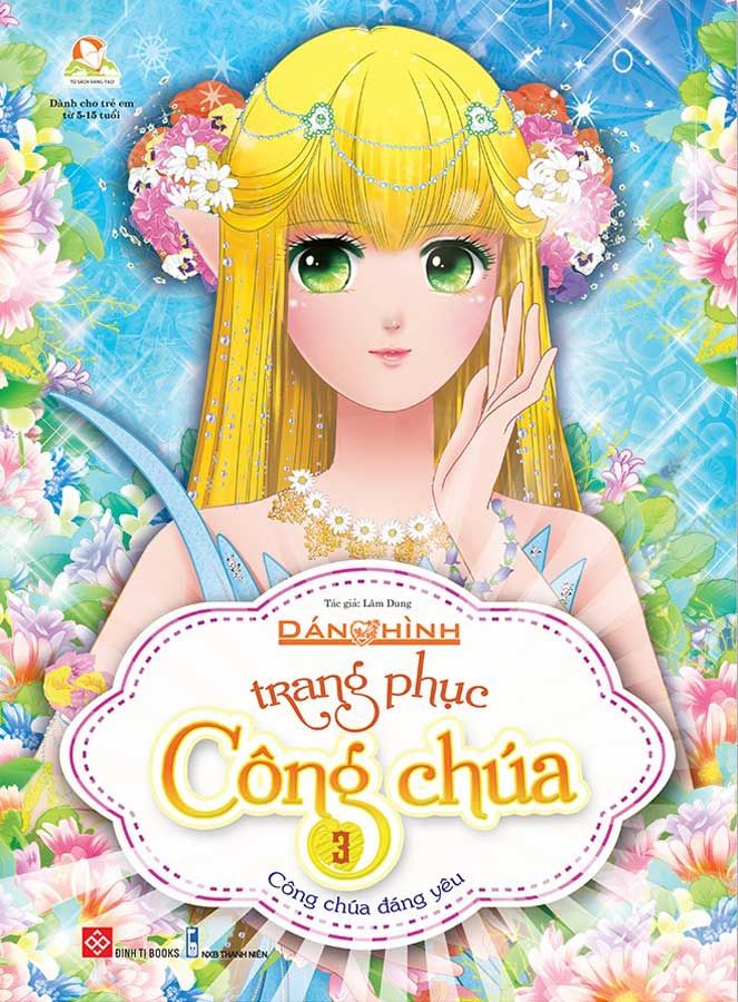 Dán Hình Trang Phục Công Chúa 3 - Công Chúa Đáng Yêu