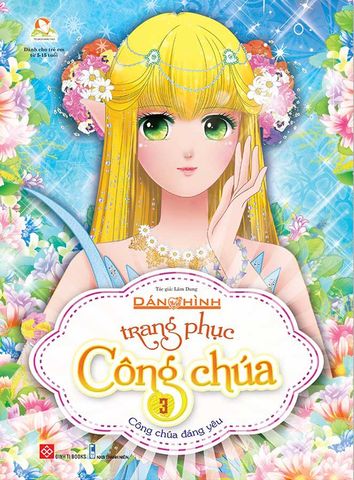 Dán Hình Trang Phục Công Chúa 3 - Công Chúa Đáng Yêu