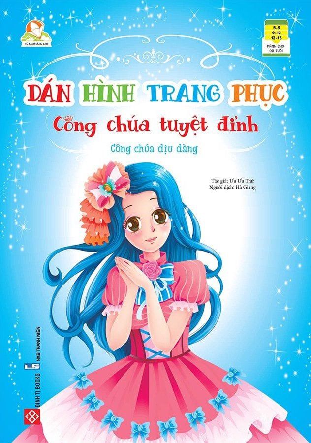 Dán Hình Trang Phục Công Chúa Tuyện Đỉnh - Công Chúa Dịu Dàng