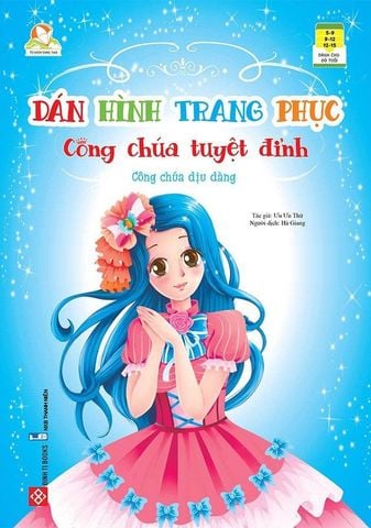 Dán Hình Trang Phục Công Chúa Tuyện Đỉnh - Công Chúa Dịu Dàng