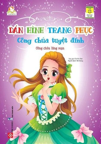 Dán Hình Trang Phục Công Chúa Tuyện Đỉnh - Công Chúa Lãng Mạn