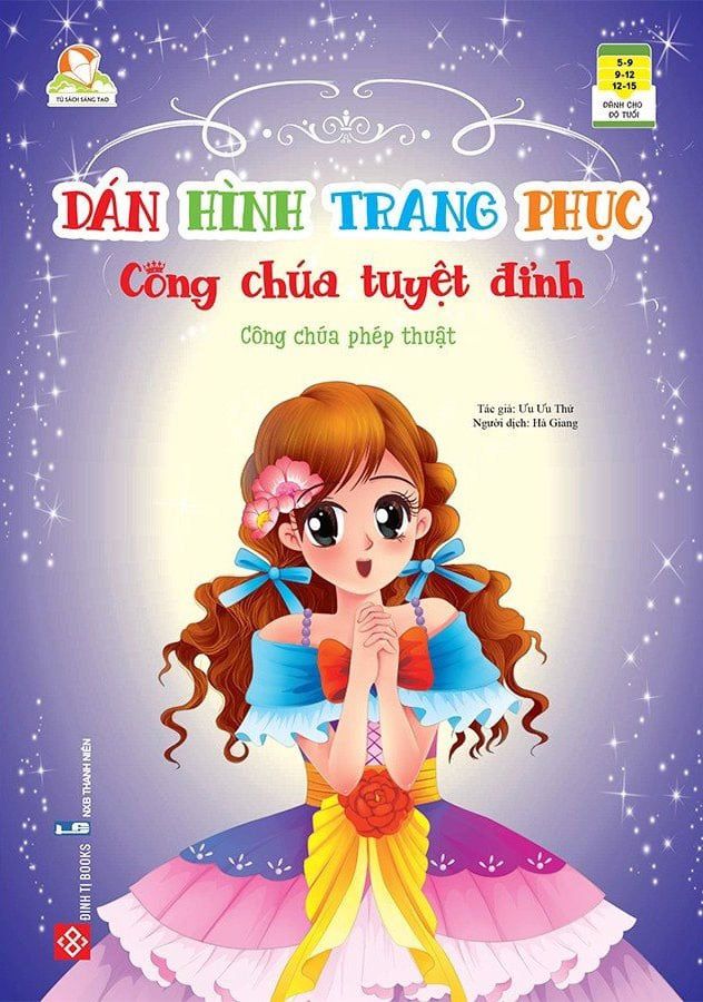 Dán Hình Trang Phục Công Chúa Tuyện Đỉnh - Công Chúa Phép Thuật