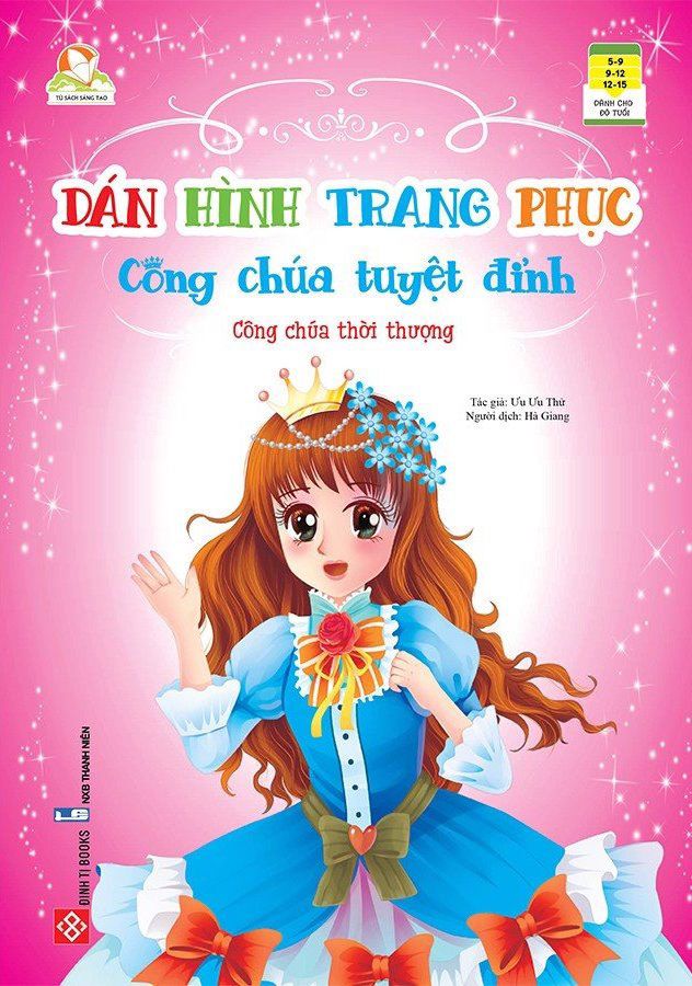 Dán Hình Trang Phục Công Chúa Tuyện Đỉnh - Công Chúa Thời Thượng