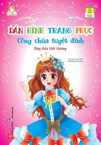 Dán Hình Trang Phục Công Chúa Tuyện Đỉnh - Công Chúa Thời Thượng