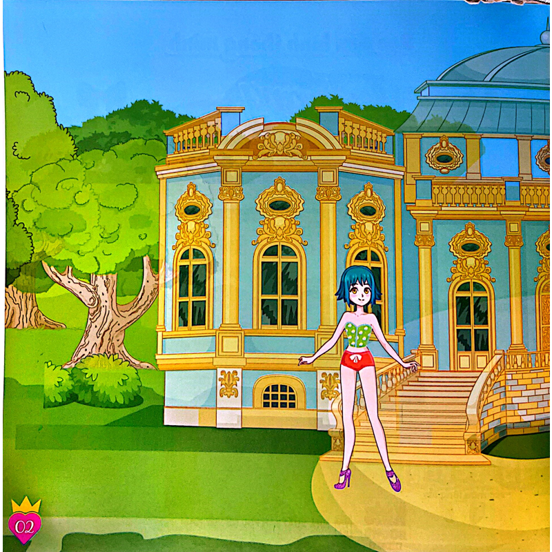 Bóc Dán Thông Minh Thời Trang Công Chúa - Công Chúa Nhỏ Ariel