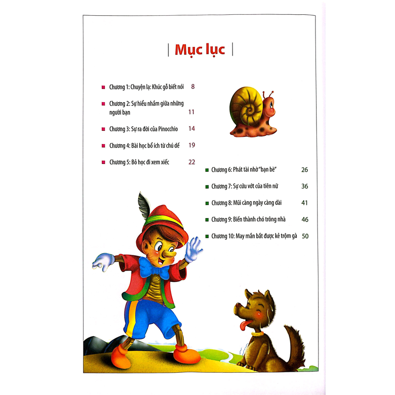 Danh Tác Trong Nhà Trường - Cuộc Phiêu Lưu Của Pinocchio