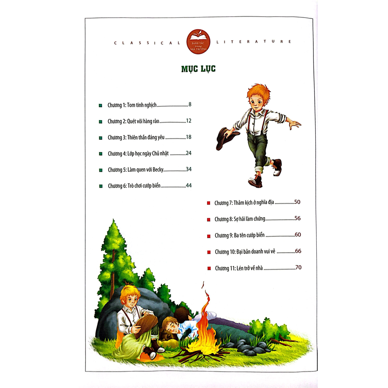 Danh Tác Trong Nhà Trường-Cuộc Phiêu Lưu Của Tom Sawyer