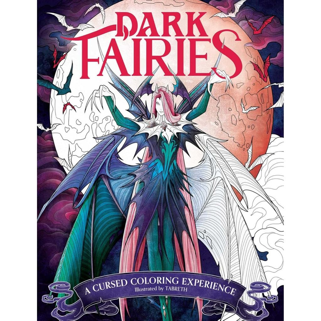 Dark Fairies Coloring