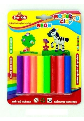 Đất Nặn 100Gr 8 Màu