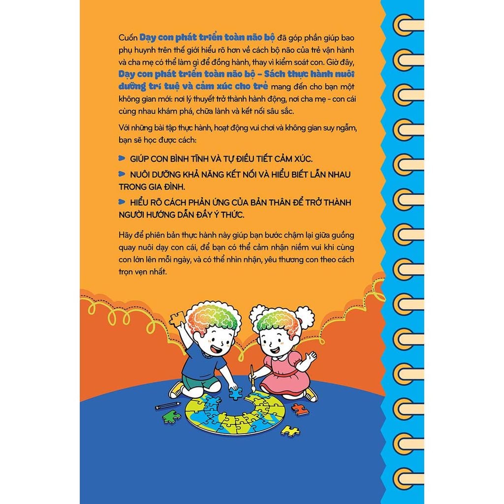 Dạy Con Phát Triển Toàn Não Bộ - Sách Thực Hành Nuôi Dưỡng Trí Tuệ Và Cảm Xúc Cho Trẻ (Dự kiến phát hành 28.07.2026)
