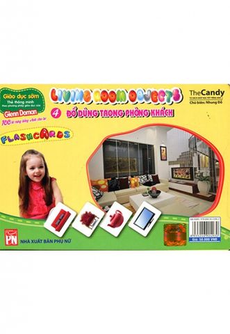 Flashcard Dạy Trẻ Theo Phương Pháp Glenn Doman - Đồ Dùng Trong Phòng Khách