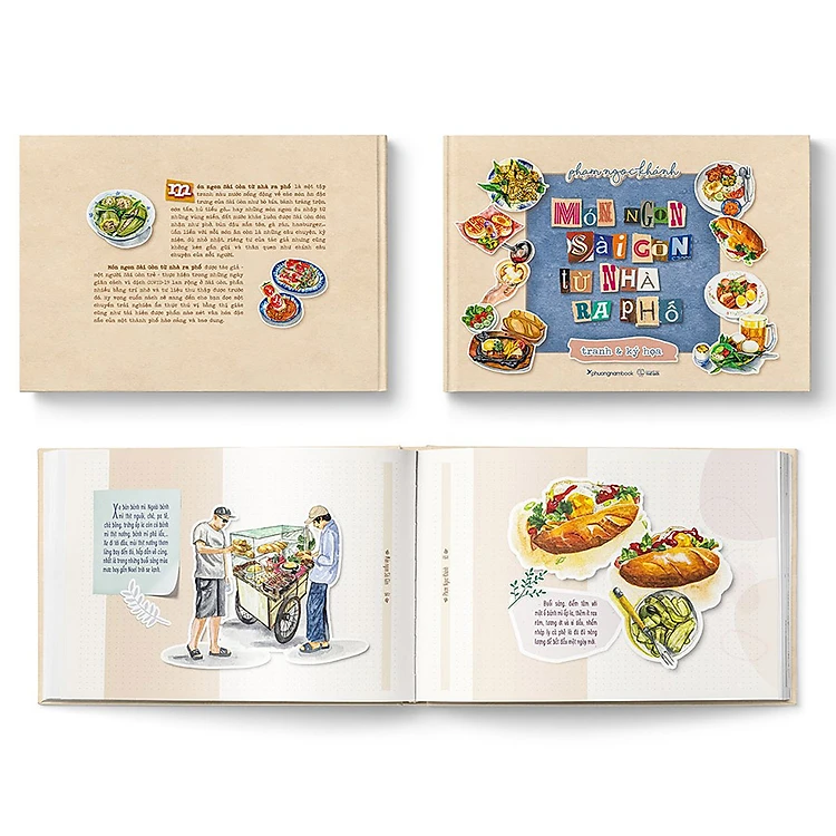 Món Ngon Sài Gòn Từ Nhà Ra Phố: Tranh Và Ký Họa
