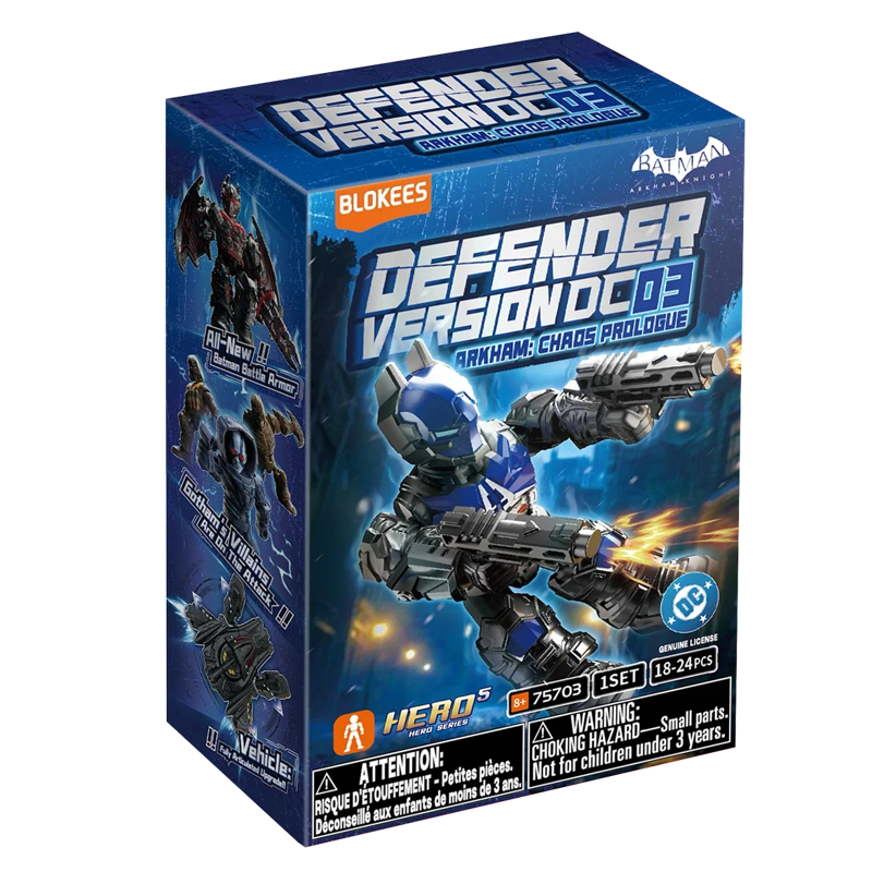 Blokees -Mo Hinh Tt- Dc Defender Version Dv03 Arkham Chaos Prologue - Ec08 (Giao mẫu ngẫu nhiên)