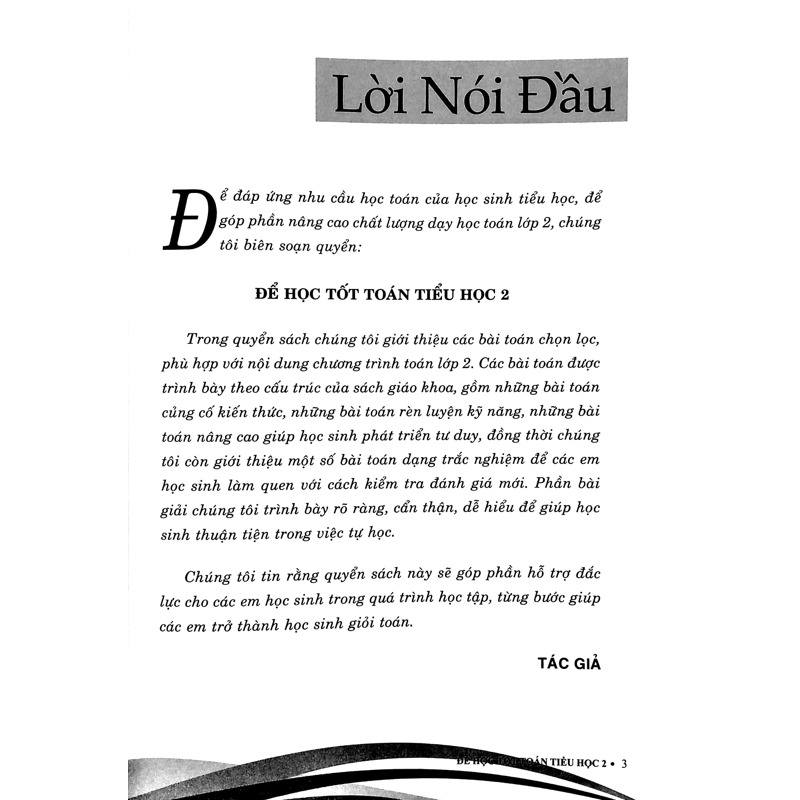Để Học Tốt Toán 2 (Dùng Chung 3 Bộ SGK Hiện Hành)