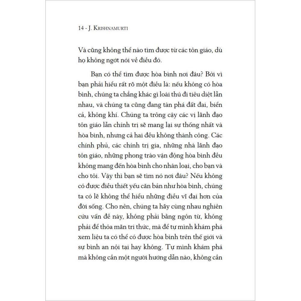 Để Không Còn Xung Đột