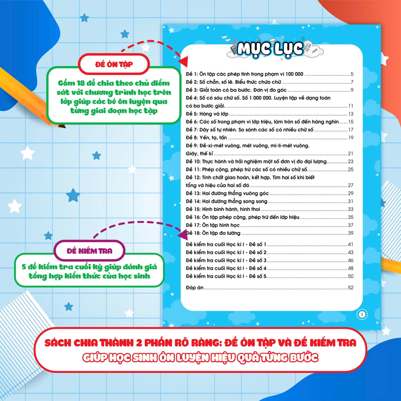 Đề Ôn Luyện Và Tự Kiểm Tra Toán Lớp 4 Tập 1
