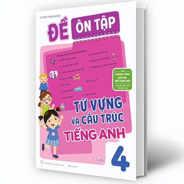 Đề Ôn Tập Từ Vựng Và Cấu Trúc Tiếng Anh Lớp 4