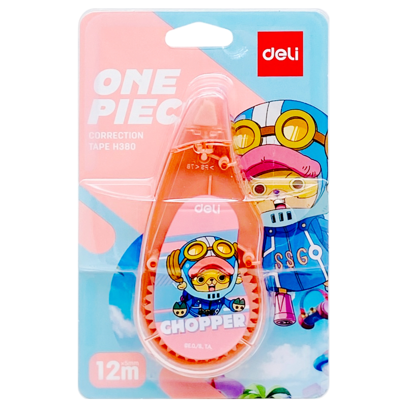 Deli - Băng Xóa One Piece 5mm x 12m EH380 (Giao mẫu ngẫu nhiên)