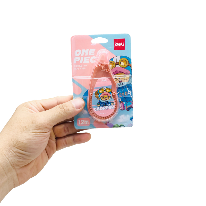 Deli - Băng Xóa One Piece 5mm x 12m EH380 (Giao mẫu ngẫu nhiên)