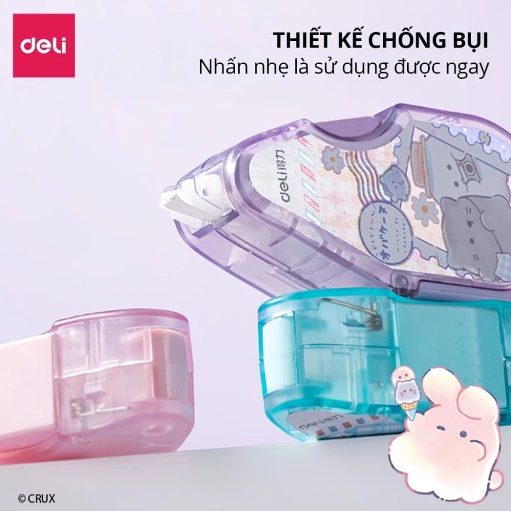 Deli - Băng Xóa Obakenu 5mmx12m YY188 (Giao mẫu ngẫu nhiên)