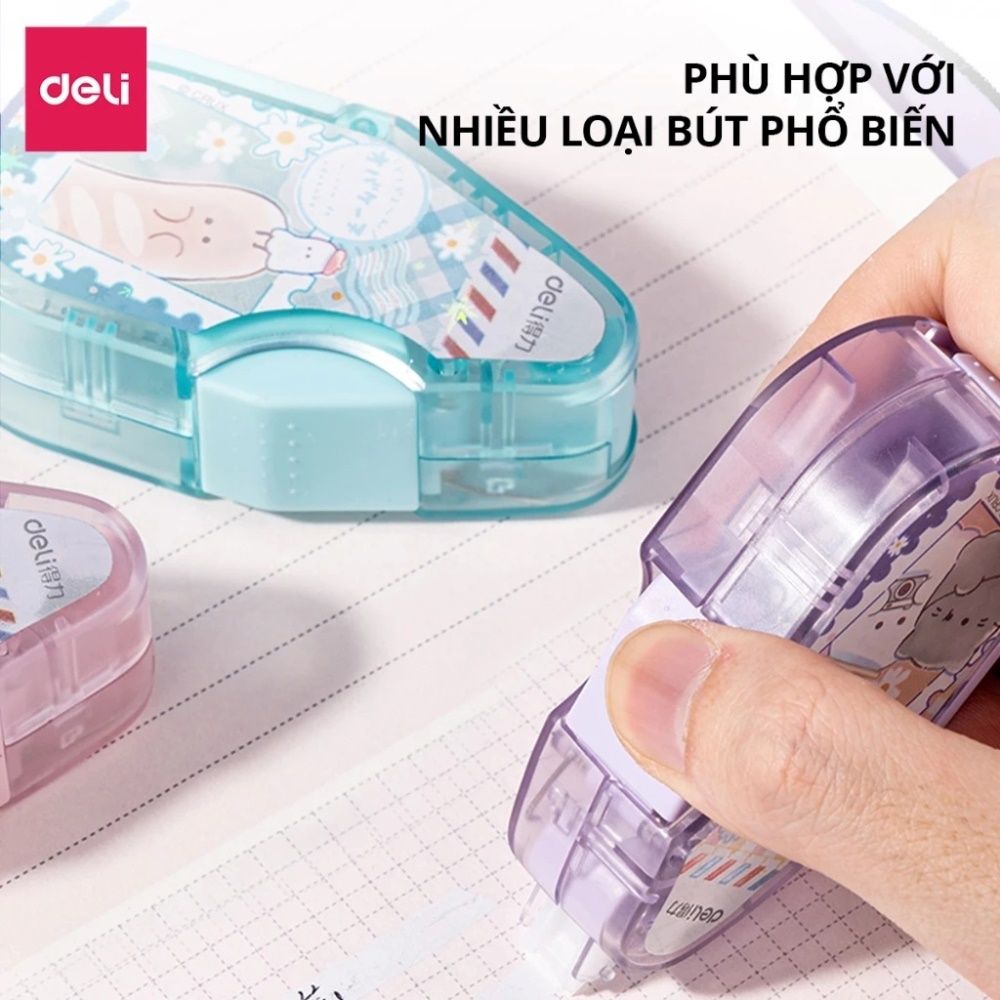 Deli - Băng Xóa Obakenu 5mmx12m YY188 (Giao mẫu ngẫu nhiên)