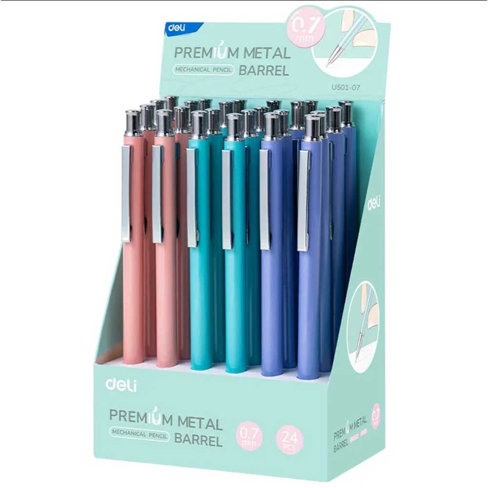 Deli - Bút Chì Kim Sắt 0.7mm EU501-07 (Giao mẫu ngẫu nhiên)