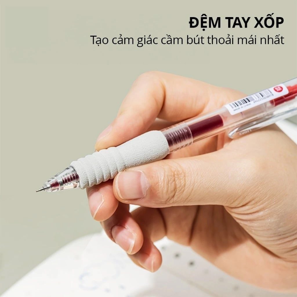 Deli - Bút Gel Ngòi ST 0.5mm Mực Đen EG104-BK