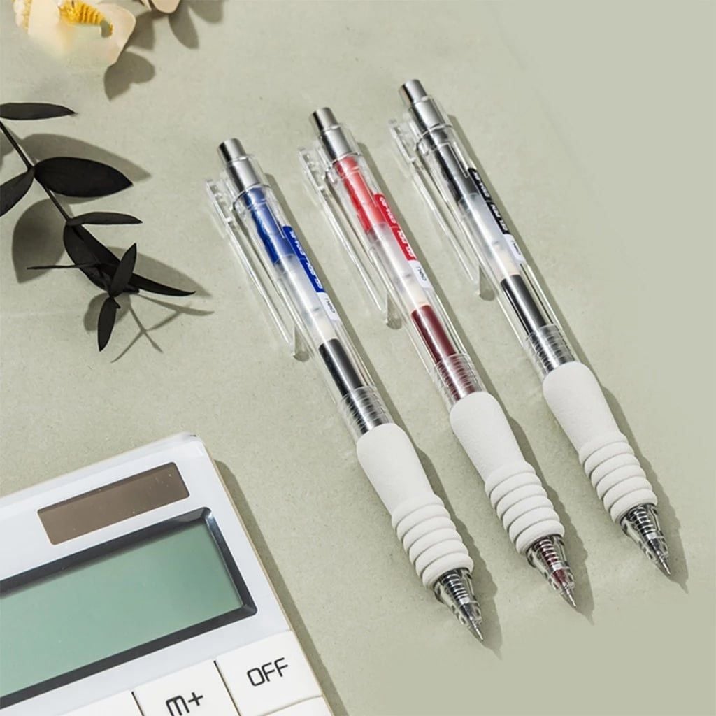 Deli - Bút Gel Ngòi ST 0.5mm Mực Xanh EG104-BL