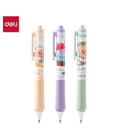Bút Gel Deli Siêu Trơn 0.5mm Đen HY006