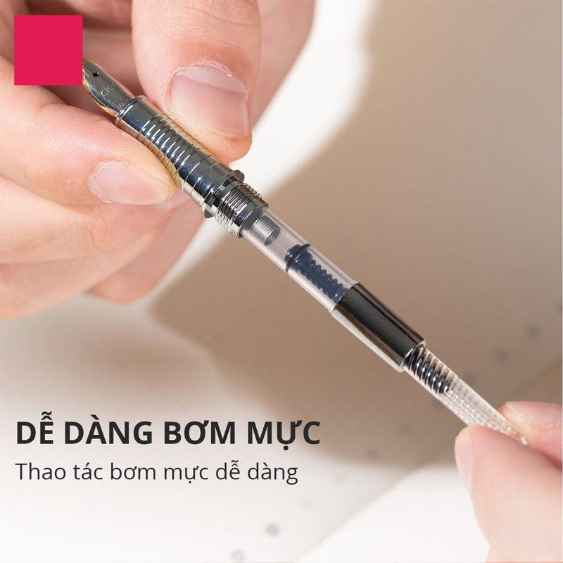Deli - Bút Máy Kim Loại CQ893 (Giao mẫu ngẫu nhiên)