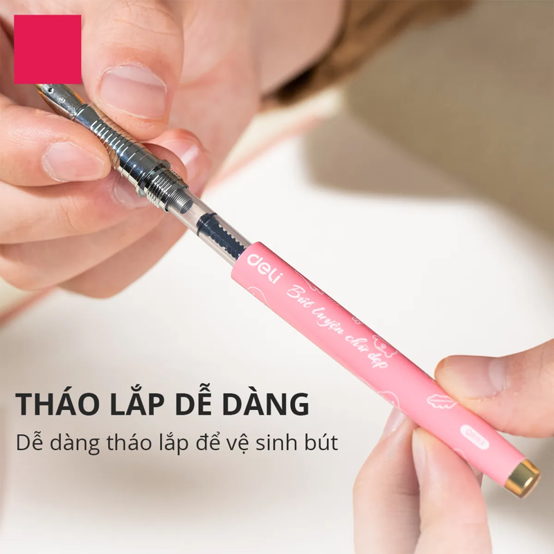 Deli - Bút Máy Kim Loại CQ893 (Giao mẫu ngẫu nhiên)