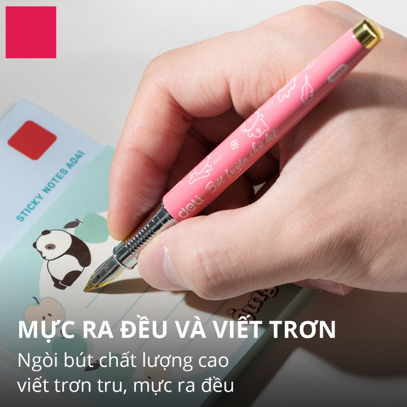 Deli - Bút Máy Kim Loại CQ893 (Giao mẫu ngẫu nhiên)