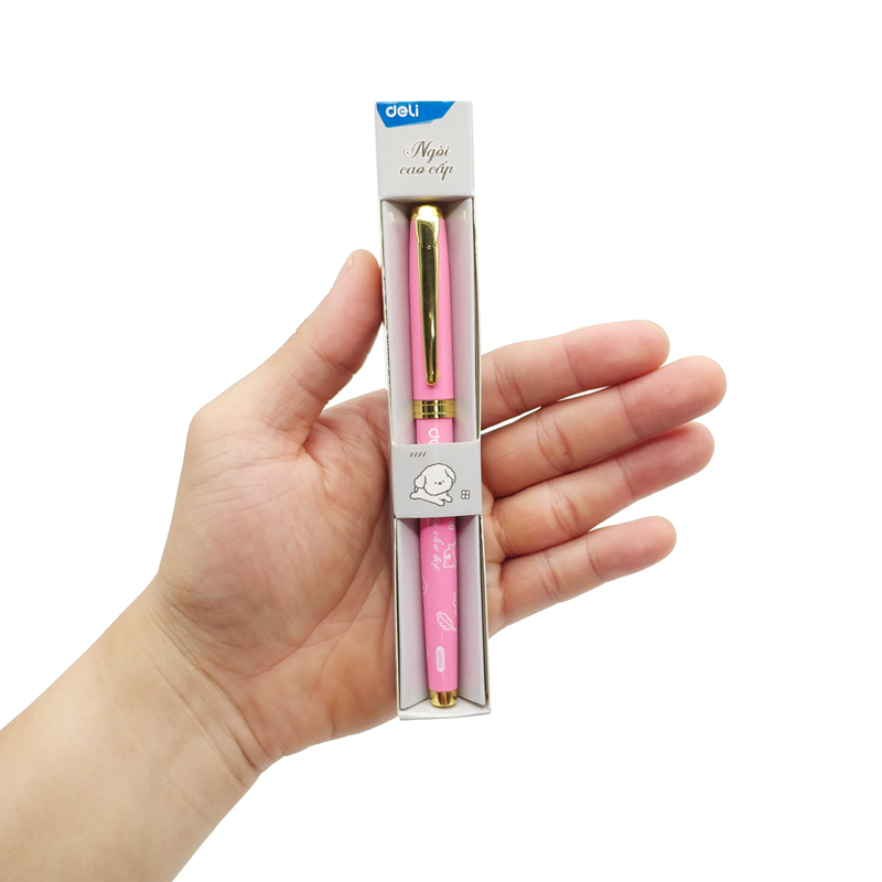 Deli - Bút Máy Kim Loại CQ893 (Giao mẫu ngẫu nhiên)