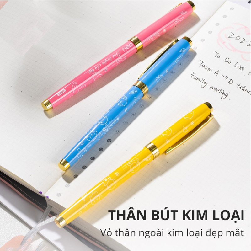 Deli - Bút Máy Kim Loại CQ893 (Giao mẫu ngẫu nhiên)