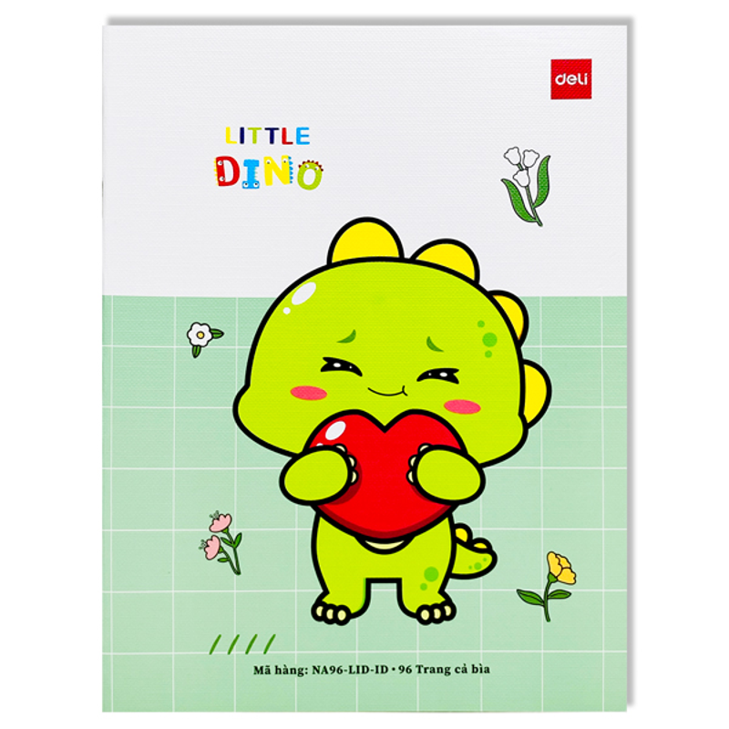 Deli - Tập Học Sinh Little Dino 4 Ô Ly 96tr 80gsm NA96-LID-ID
