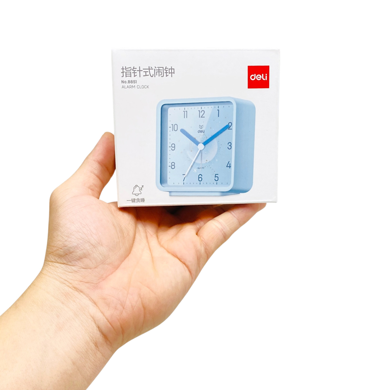 Deli_8851 Đồng Hồ Báo Thức