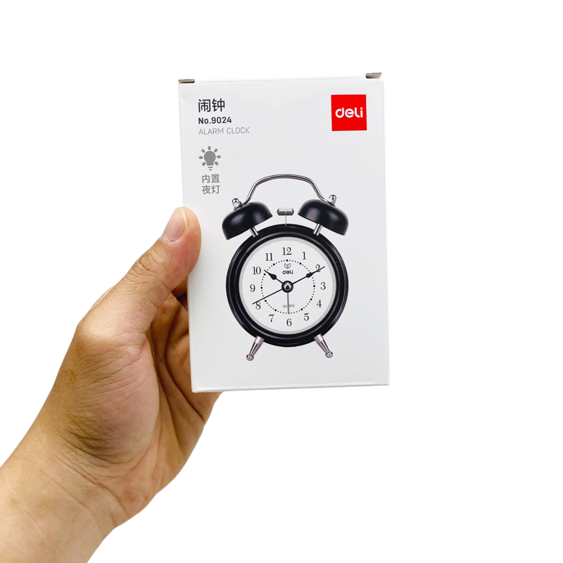 Deli_9024 Đồng Hồ Báo Thức