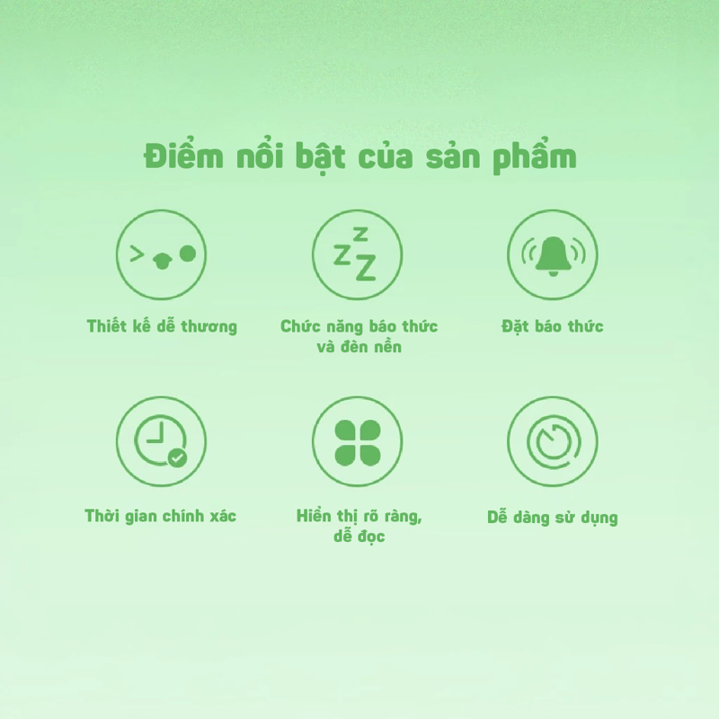 Deli_LE112 Đồng Hồ Điện Tử Đa Năng