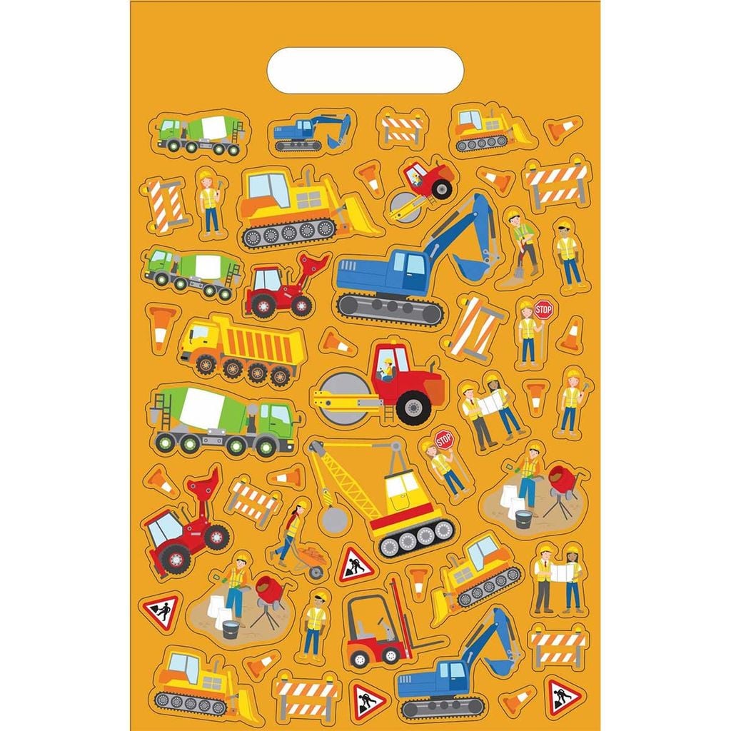 Deluxe Colouring Pad - Construction (A4)