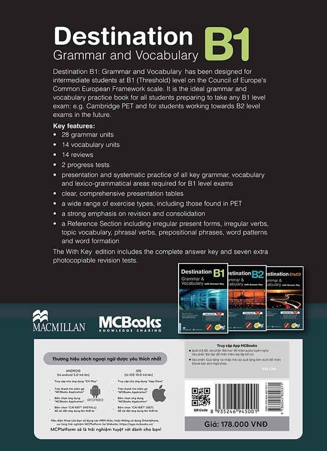 Destination B1: Grammar and Vocabulary with Answer Key