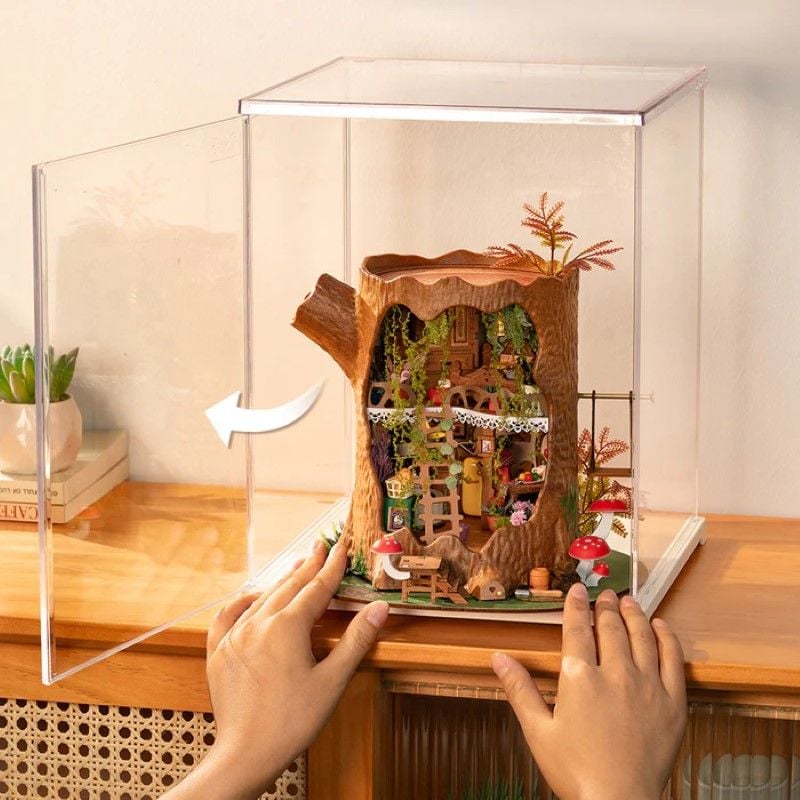 Robotime Đồ Chơi Lắp Ráp Hộp Trưng Bày DF06L