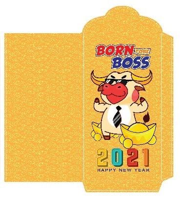 Bao Lì Xì Trâu Vàng