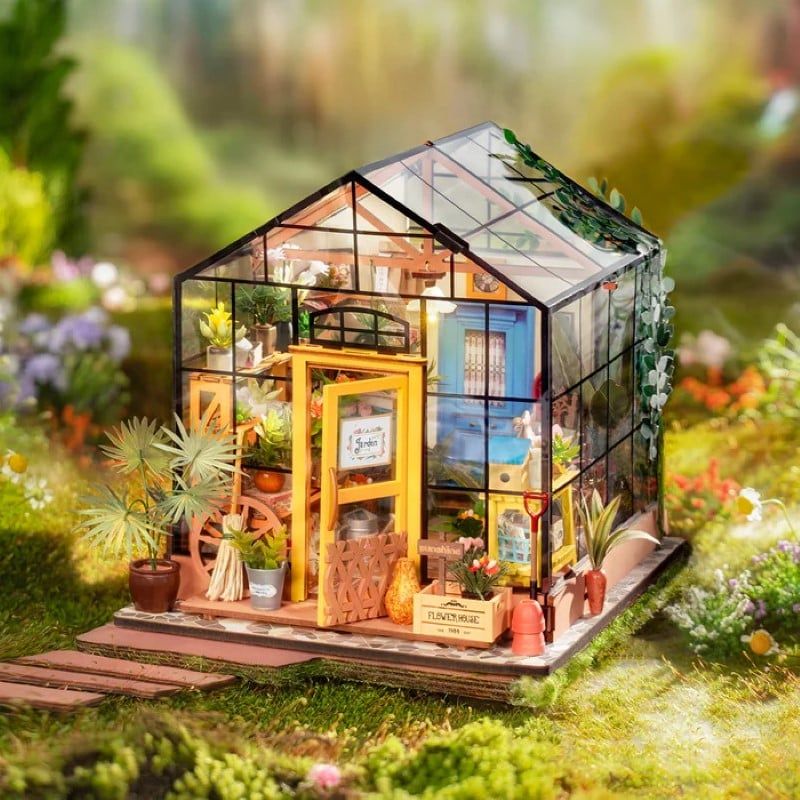 Robotime Đồ Chơi Lắp Ráp Tiệm Hoa Của Cathy DG104