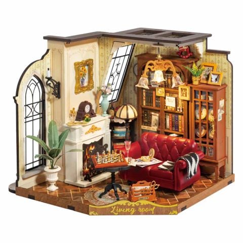 Robotime Đồ Chơi Lắp Ráp Phòng Khách Của Catherine DG175