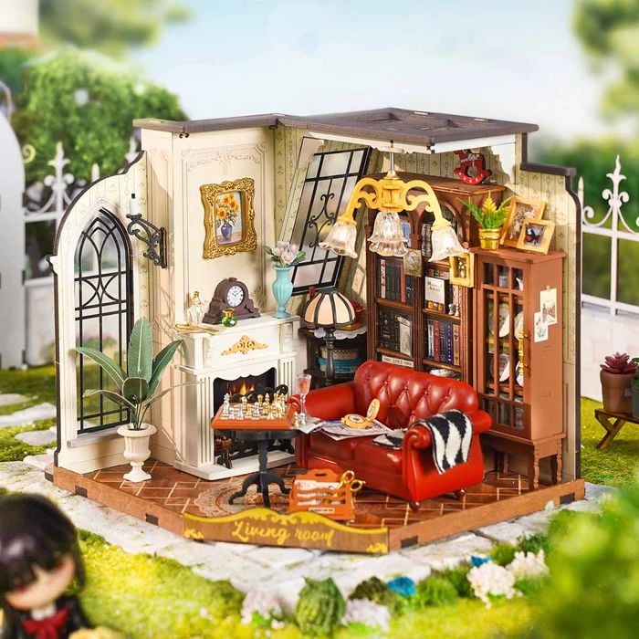 Robotime Đồ Chơi Lắp Ráp Phòng Khách Của Catherine DG175