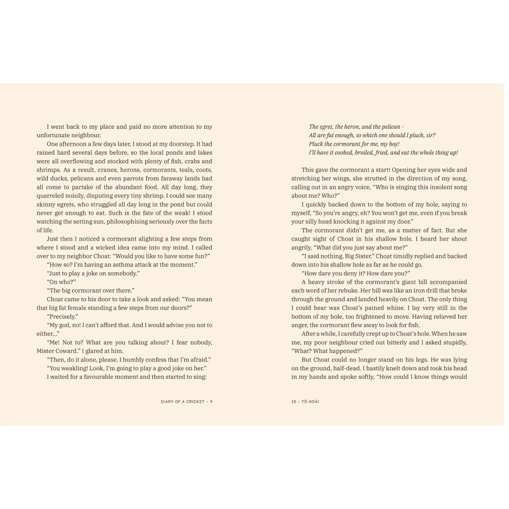 Diary Of A Cricket (Bìa cứng)