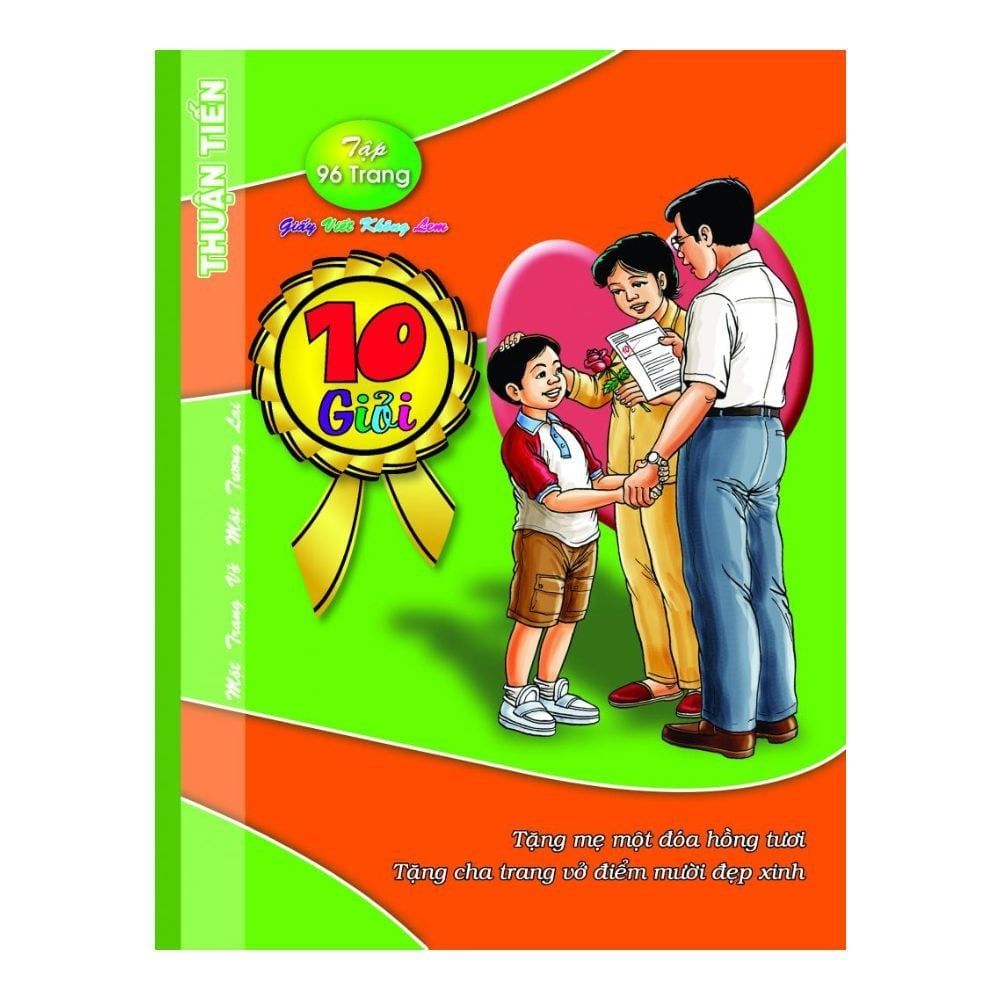 Tập Vở Thuận Tiến 96T DL100 4OLI - 5 OLI - Điểm 10