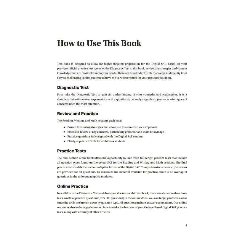 Digital Sat Study Guide-Premium Edition