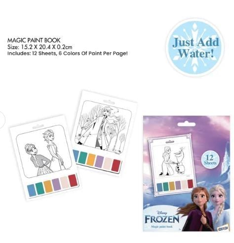 Dis Frozen Magic Paint Book